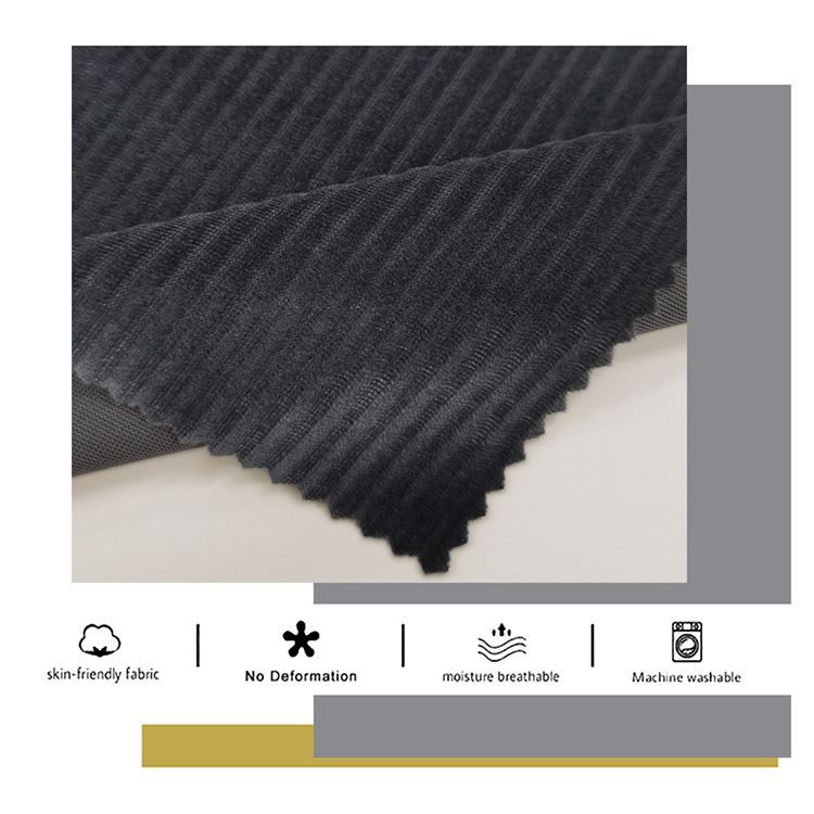 Polyester Spandex Corduroy Fabric