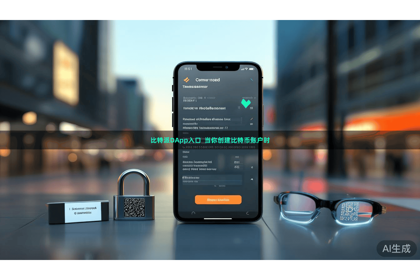 比特派DApp入口  当你创建比特币账户时